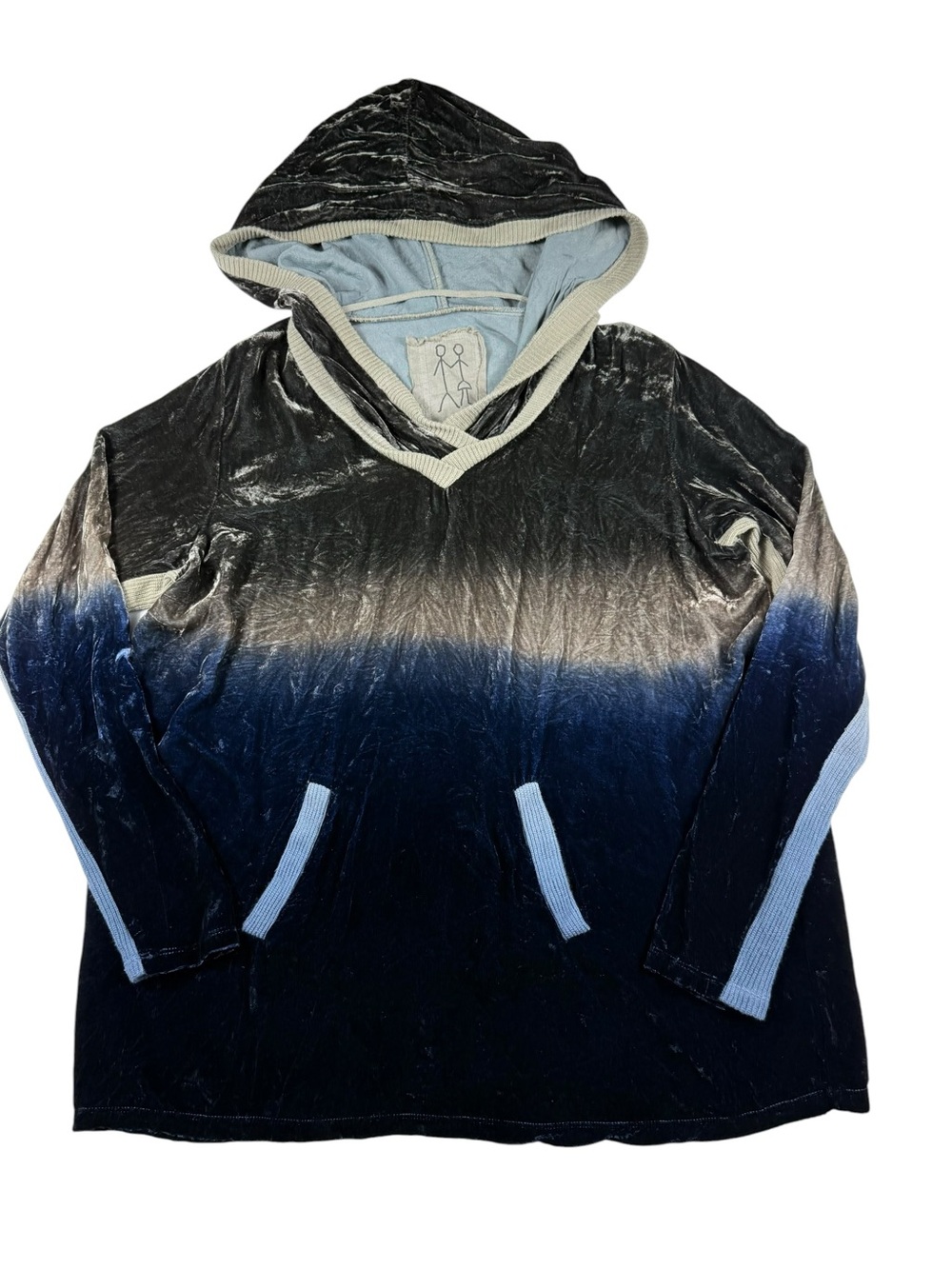 Johnny Was Pete & Greta Silk blend Velvet Hoodie, S